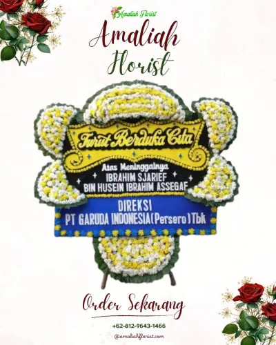 Papan Bunga Duka di Ononamolo I Lot