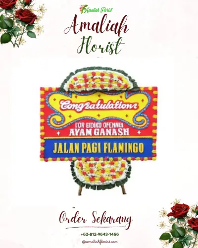 Bunga Papan Congratulation di Ononamolo I Lot
